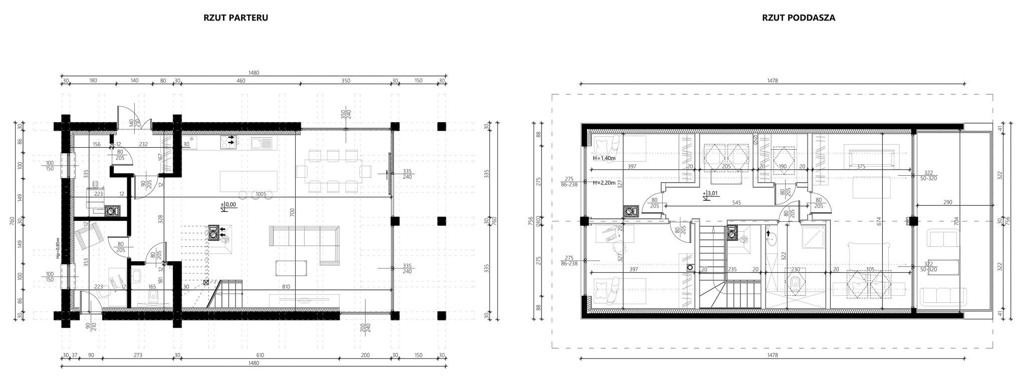 Dom nowoczesny wariant 2