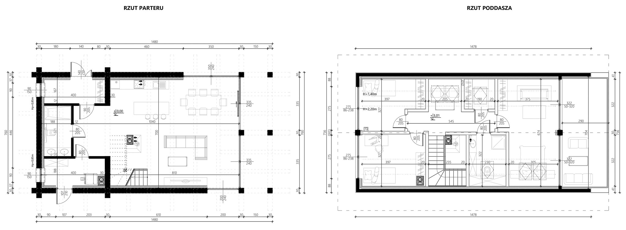 Dom nowoczesny wariant 3