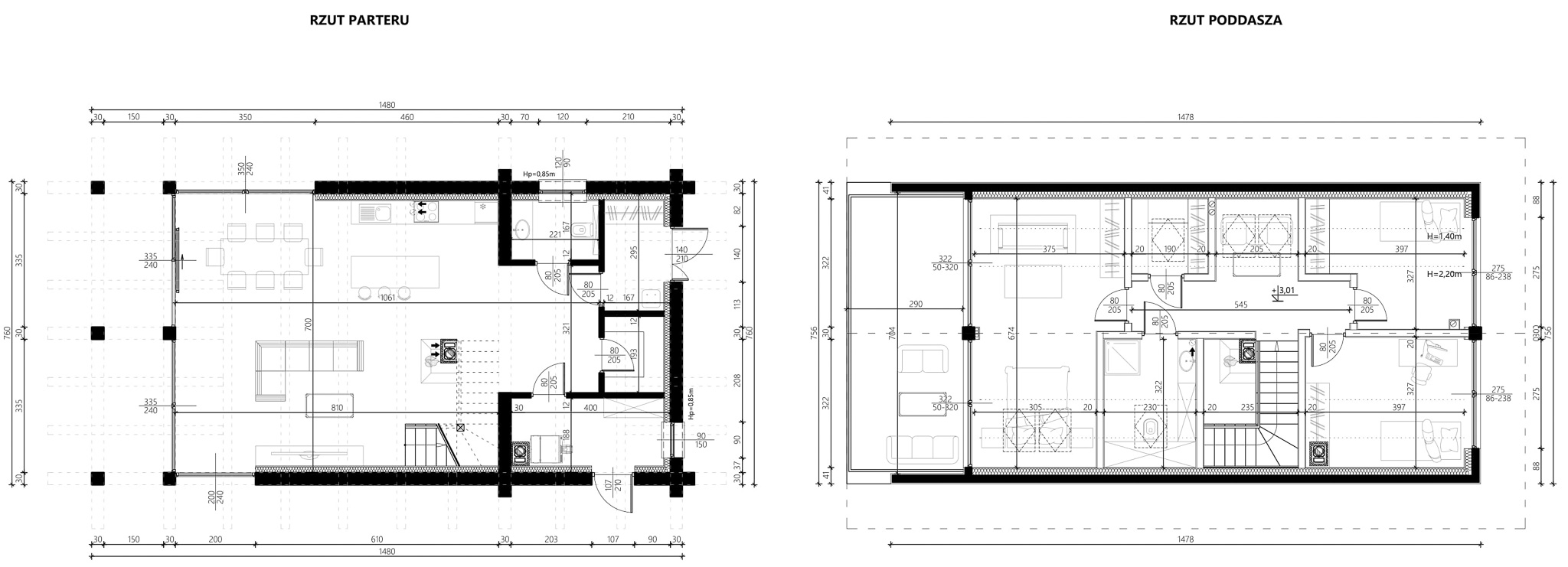 Dom nowoczesny wariant 4 lustro