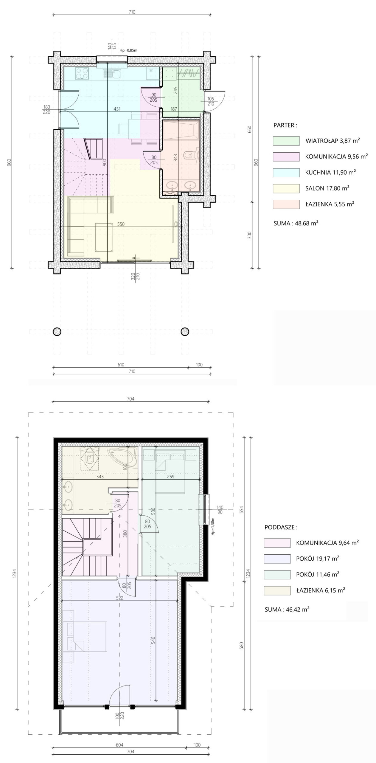 Azyl 2 z tarasem wariant 2 lustro